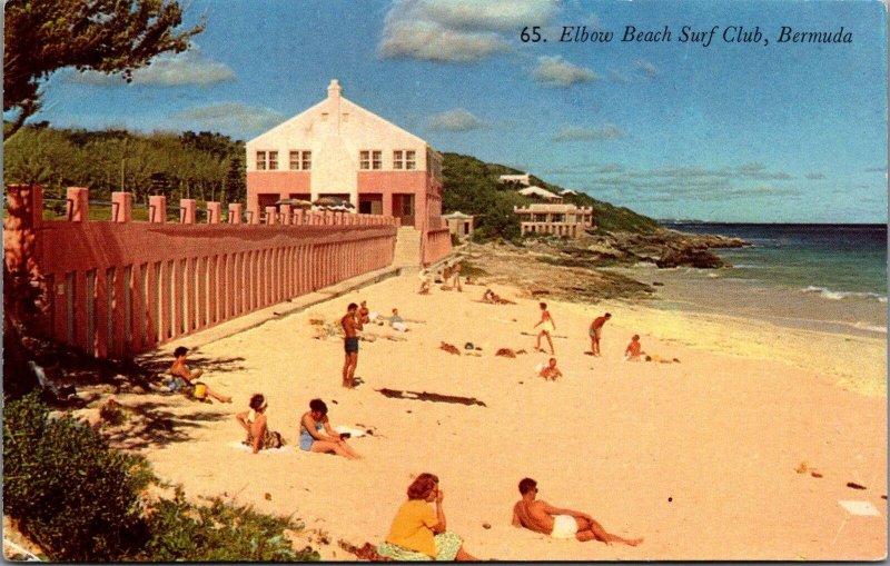 Postcard Elbow Beach Surf Club Bermuda