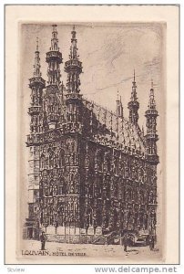 Hotel De Ville, Louvain (Flemish Brabant), Belgium, 1910-1920s