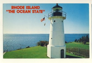 Warwick Neck, Rhode Island/RI Postcard,   Warwick Light Station, Lighthouse