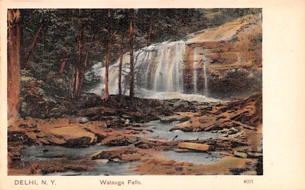 Watauga Falls in Delhi, New York