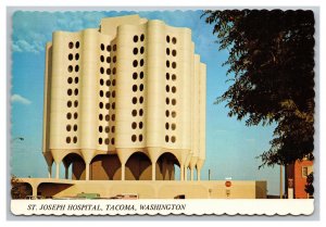 St. Joseph Hospital Tacoma Washington Postcard Continental View Card 