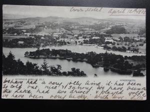 Cumbria: Bowness & Belle Isla, Windermere c1902 UB