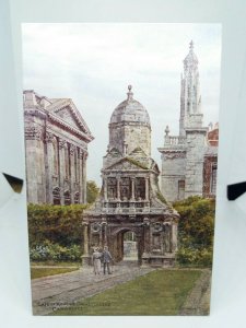 Gate of HonourcCaius College Cambridge New Antique AR Quinton Postcard c1910