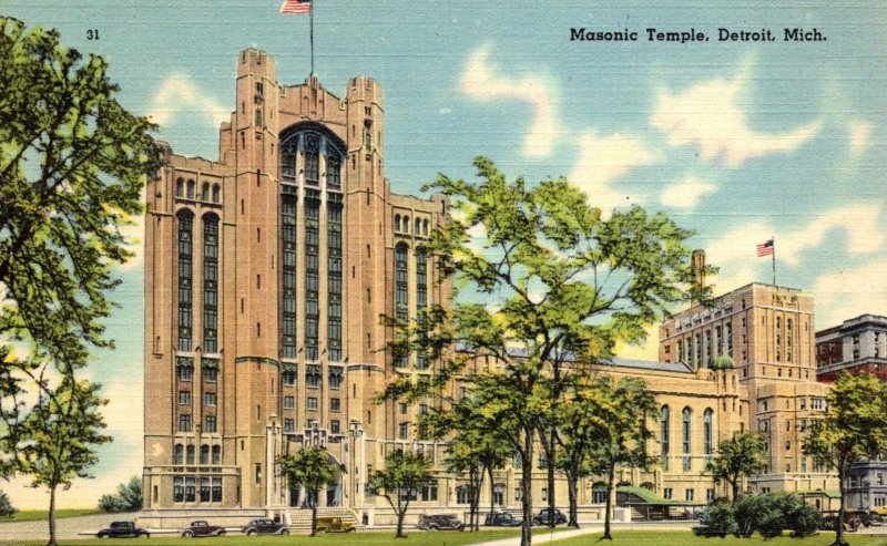Michigan Detroit Masonic Temple