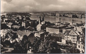 Hungary Budapest Látkép Halaszbastyan Vintage RPPC 04.98