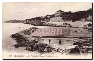 Postcard Old Marseille Corniche Anse du Prophete