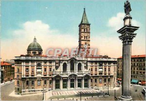 Postcard Modern Roma church st mary major