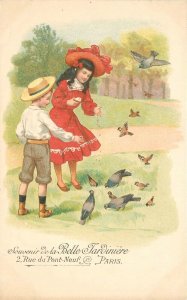 Postcard C-1908 France Paris Belle Jardiniere advertising undivided 23-8399