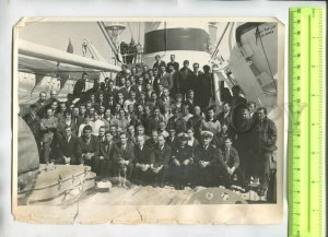 476541 USSR 1971 year Tenth voyage on the ship Sergey Vavilov Vintage PHOTO