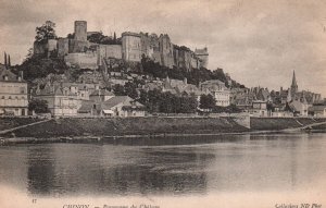 Panorama du Chateau,Chinon,France BIN