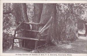 A Cozy Corner On Estate Of Mrs F S Stevens Swansea Massachusetts