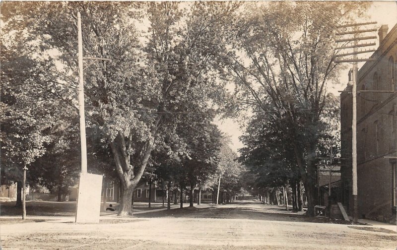 G24/ Jonesville Michigan RPPC Postcard 1908 View of Park Homes