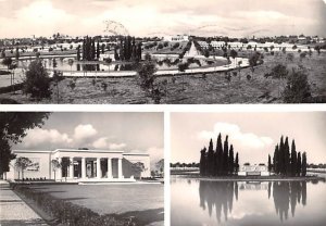 Sicily, Rome American Cemetery Ornamental Pool Italy 1957 