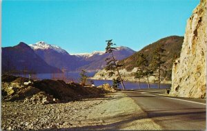 West Vancouver BC Howe Sound Highway to Squamish Postcard G25