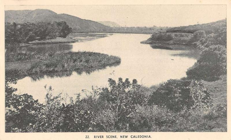 New Caledonia France River Scene Scenic Antique Postcards K17474
