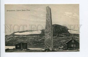 424223 NORWAY FINSE Bergensbanen Lekves Bauta Vintage postcard