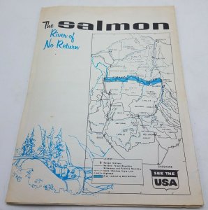 Vtg Circa 1970 The Salmon, River of No Return USDA Forest Service Map