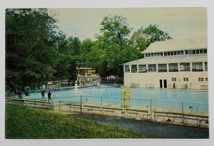 MD Chesapeake Beach Park Pool Scene Maryland Vintage Postcard F12