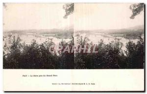 Stereoscopic Card - Pau - Gave took the Grand Park - Old Postcard
