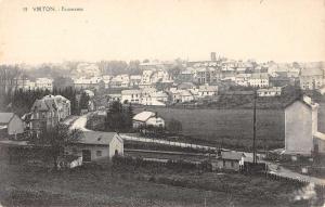 Virton Belgium Birdseye View Of City Antique Postcard K62884