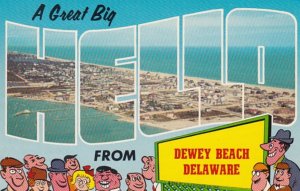 Delaware Hello From Dewey Beach Aerial View