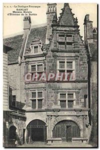 Postcard Old Sarlat birthplace of Etienne de la Boetie