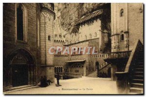 Old Postcard Rocamadour Le Parvis
