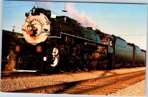 Postcard TRAIN SCENE Toccoa Georgia GA AK8519