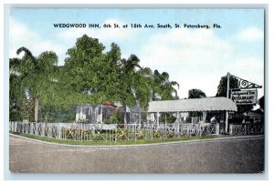 c1960s Wedgwood Inn Restaurant & Cocktails St Petersburg FL Advertising Postcard