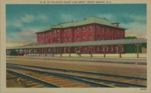 74- US-NC-RWI -  R.M.19:- Atlantic Coast Line Depot., Rocky Mout. NC, USA