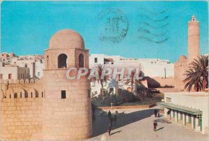 Postcard Modern Sousse (Tunisia) the mosque and Ribat