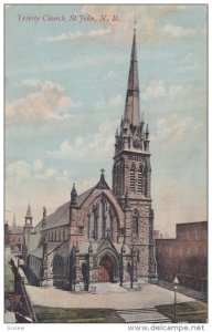 ST. JOHN, New Brunswick, Canada, PU-1917; Trinity Church