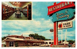 Postcard RESTAURANT SCENE Sioux Falls South Dakota SD AS2109