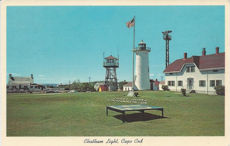 Chatham Light House, Cape Cod, Massachusetts, postcard, unused