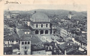 Italy 1928 Brescia General View vintage postcard