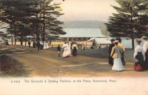 Groveland Massachusetts Grounds and Skating Pavilion at the Pines PC AA40054