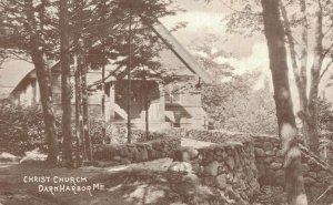 USA Christy Church Dark Harbor Maine Vintage Postcard 07.30
