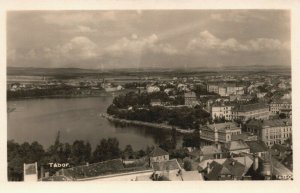 Czech Republic Tábor South Bohemian Tabor Vintage RPPC 03.92