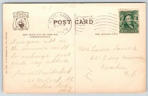 St Joseph Benton Harbor Michigan~May Graham Excursion Steamer~St Joe River~1908 