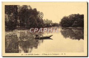 Postcard Old St Sever The Pond of Coulaquere