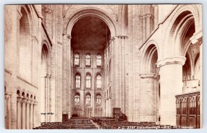 Vintage Photo Postcard Peterborough Cathedral North Transept Interior