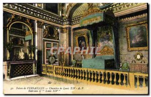 Old Postcard Palace of Versailles of Louis XIV Chambire