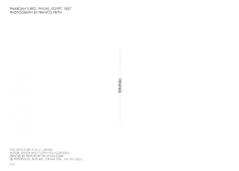 Pharoah's Bed - Philae, Egypt