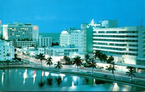 Florida Miami Beach Night View