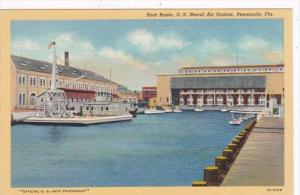 Florida Pensacola Boat Basin At U S Naval Air Station 1946 Curteich