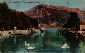 CPA ANNECY - Le Port et le Mont VEYRIER (691431)