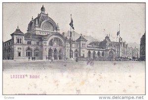 LUZERN, Switzerland, 1900-1910´s; Bahnhof