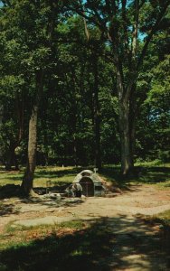 Vintage Postcard Spangler's Spring Foot Of Culp's Hill Gettysburg Pennsylvania