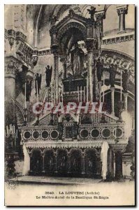 Postcard Old Louvesc Ardeche The Altar Master of the Basilica of St. Regis