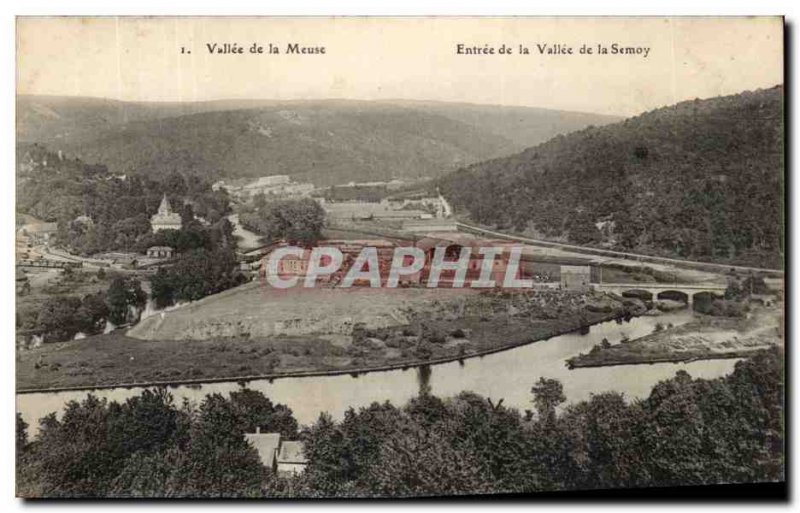 Vallee de la Meuse Postcard Old Entrance of the valley of Semoy